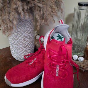 Women's Ohio State Nike Free Red Shoes